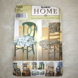 SIMPLICITY 7966 Chair pads, futon cover, glider covers New & Uncut Home …
